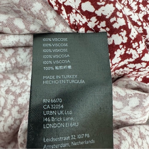 Free People Size XS Dancing In The Dark Burgundy Dress - Picture 13 of 13